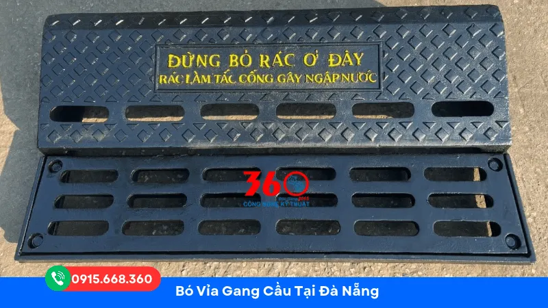 Bó vỉa gang cầu tại Đà Nẵng