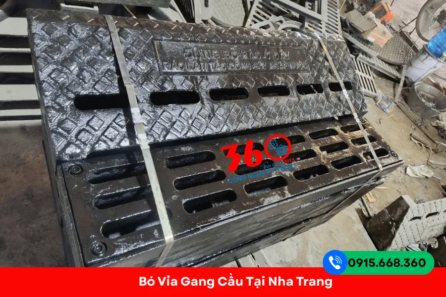 Bó vỉa gang cầu tại Nha Trang