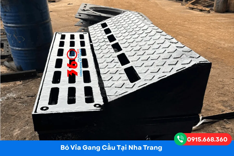 Bó vỉa gang cầu tại Nha Trang