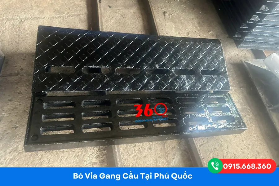 Bó vỉa gang cầu tại Phú Quốc