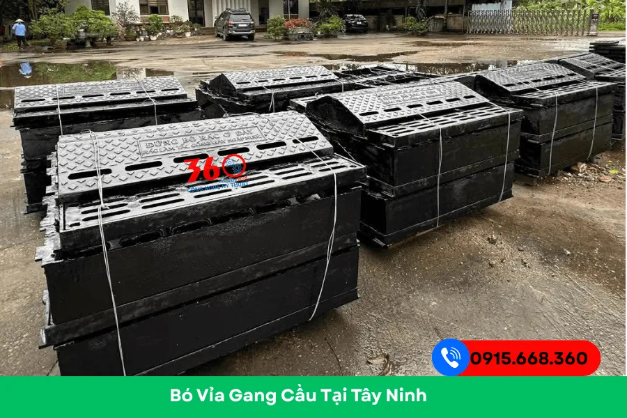 Bó vỉa gang cầu tại Tây Ninh