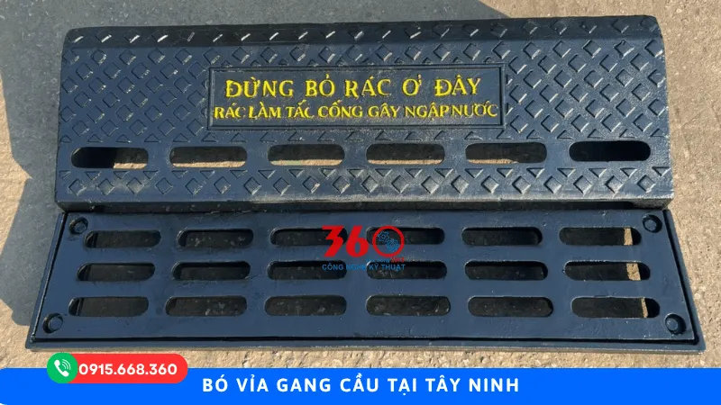 Bó vỉa gang cầu tại Tây Ninh