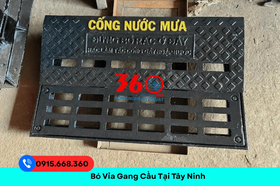 Bó vỉa gang cầu tại Tây Ninh
