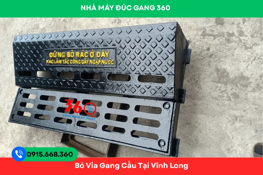 Bó vỉa gang cầu tại Vĩnh Long