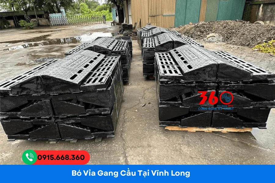 Bó vỉa gang cầu tại Vĩnh Long