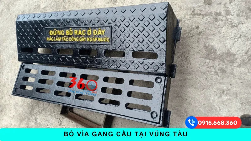 Bó vỉa gang cầu tại Vũng Tàu