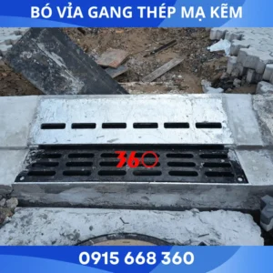 Bó vỉa gang thép mạ kẽm