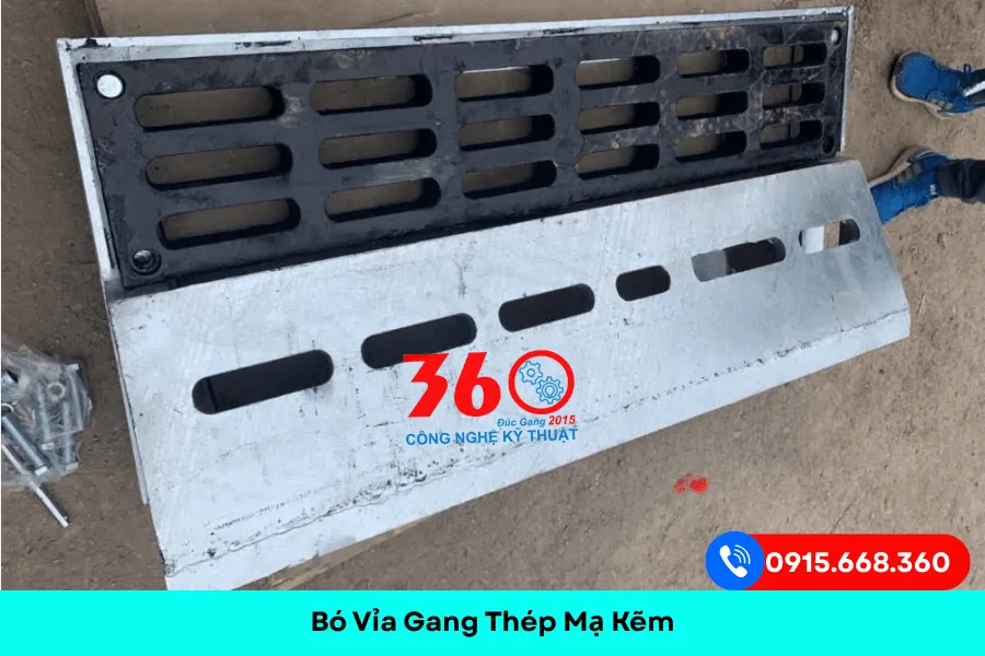 Bó vỉa gang thép mạ kẽm