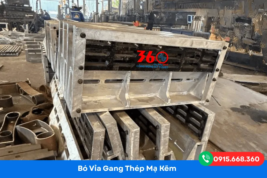 Bó vỉa gang thép mạ kẽm
