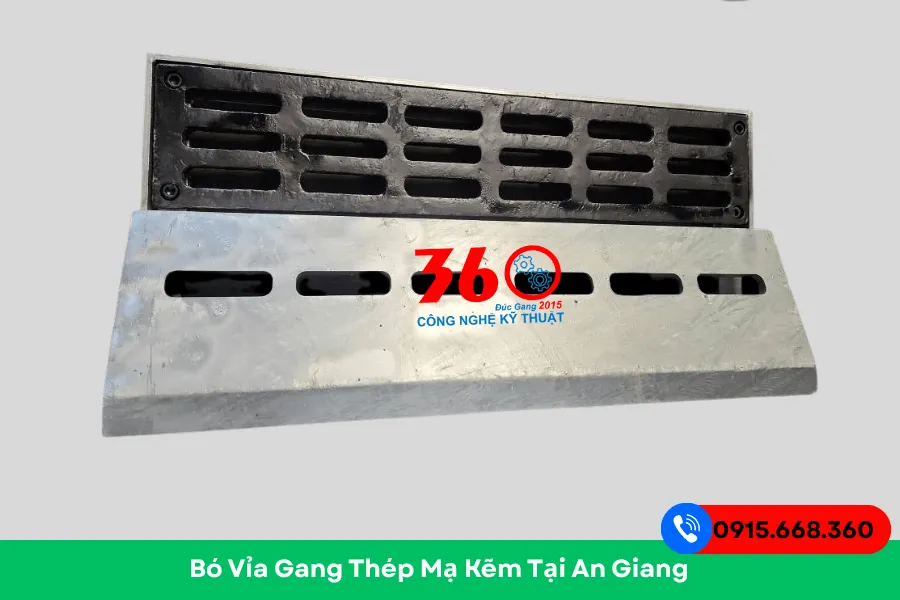 Bó vỉa gang thép mạ kẽm tại An Giang