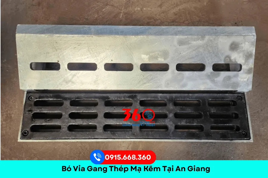 Bó vỉa gang thép mạ kẽm tại An Giang