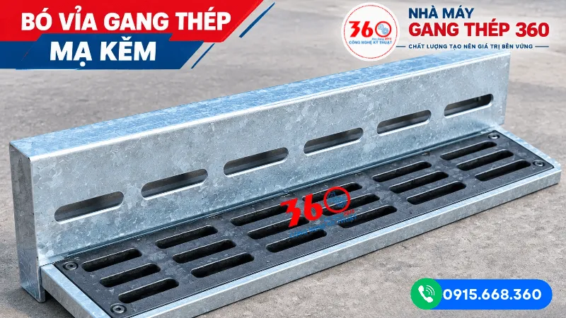 Bó vỉa gang thép mạ kẽm tại An Giang