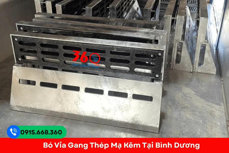 Bó vỉa gang thép mạ kẽm tại Bình Dương
