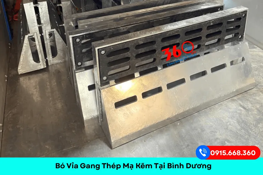 Bó vỉa gang thép mạ kẽm tại Bình Dương