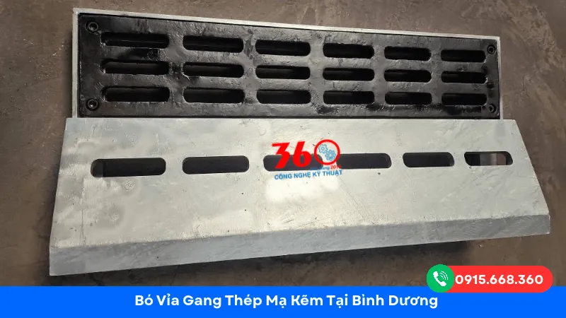 Bó vỉa gang thép mạ kẽm tại Bình Dương