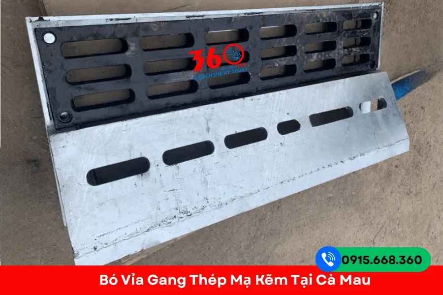 Bó vỉa gang thép mạ kẽm tại Cà Mau