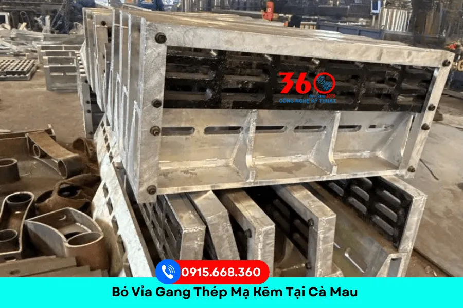 Bó vỉa gang thép mạ kẽm tại Cà Mau