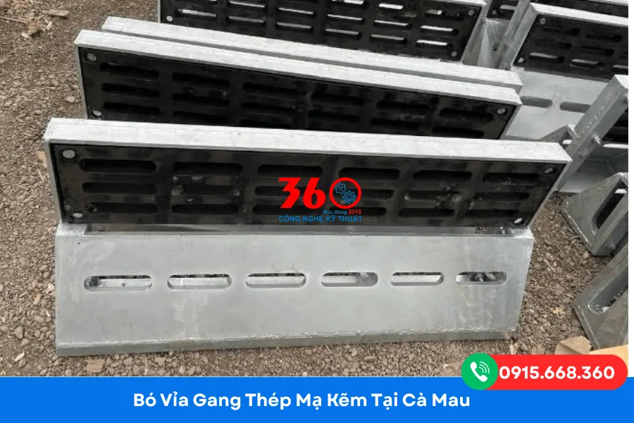 Bó vỉa gang thép mạ kẽm tại Cà Mau