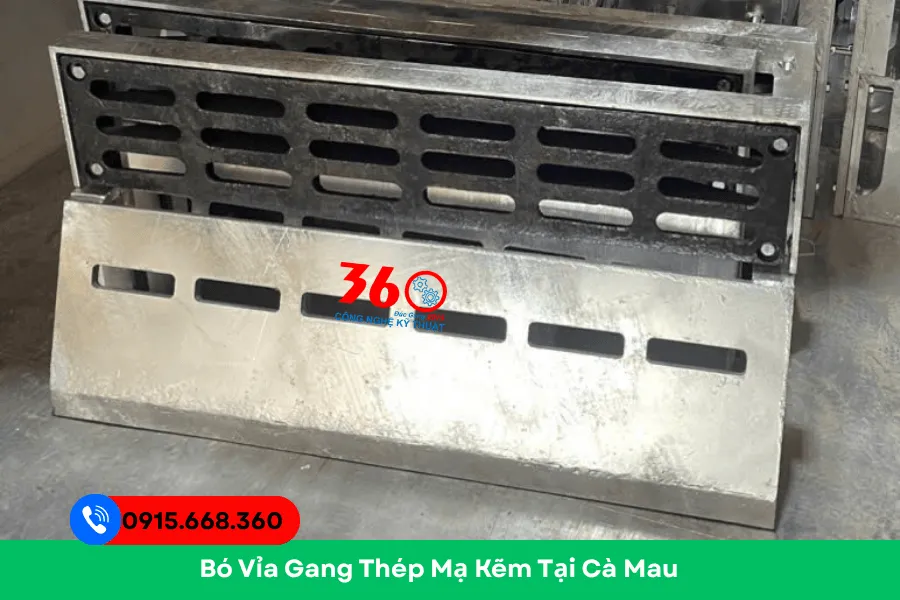 Bó vỉa gang thép mạ kẽm tại Cà Mau