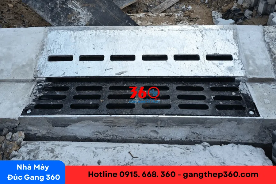 Bó vỉa gang thép mạ kẽm tại Cà Mau