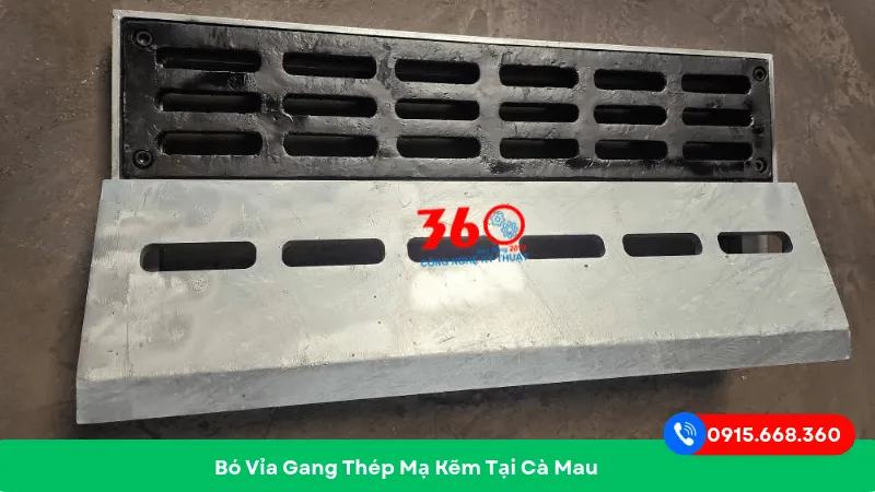 Bó vỉa gang thép mạ kẽm tại Cà Mau