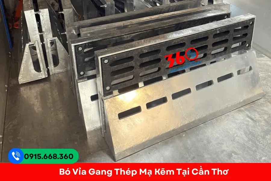 Bó vỉa gang thép mạ kẽm tại Cần Thơ