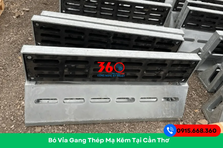 Bó vỉa gang thép mạ kẽm tại Cần Thơ