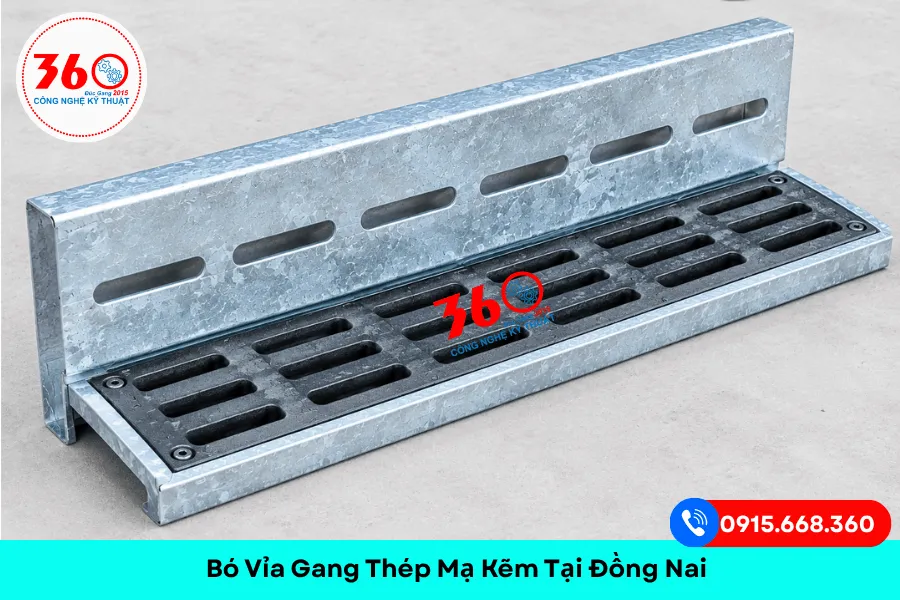 Bó vỉa gang thép mạ kẽm tại Đồng Nai