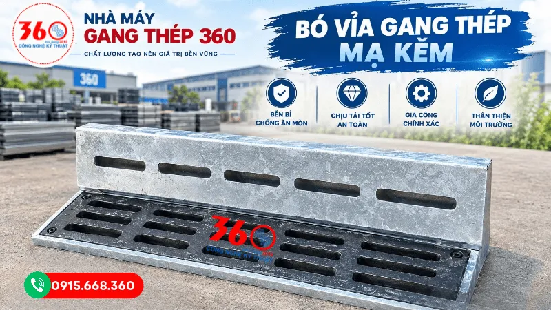 Bó vỉa gang thép mạ kẽm tại Đồng Nai