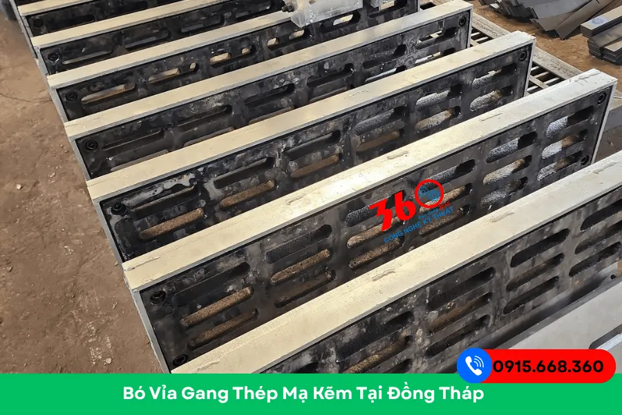 Bó vỉa gang thép mạ kẽm tại Đồng Tháp