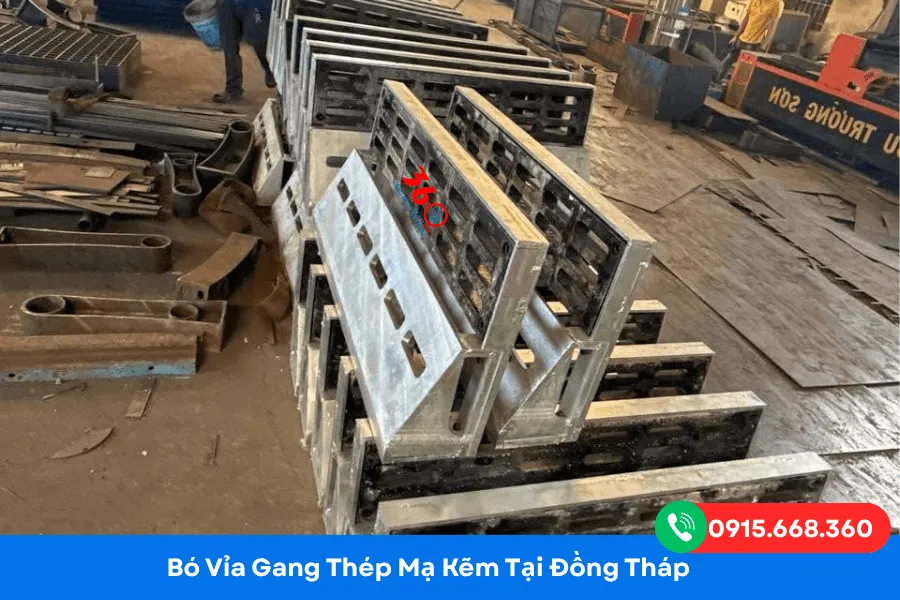 Bó vỉa gang thép mạ kẽm tại Đồng Tháp