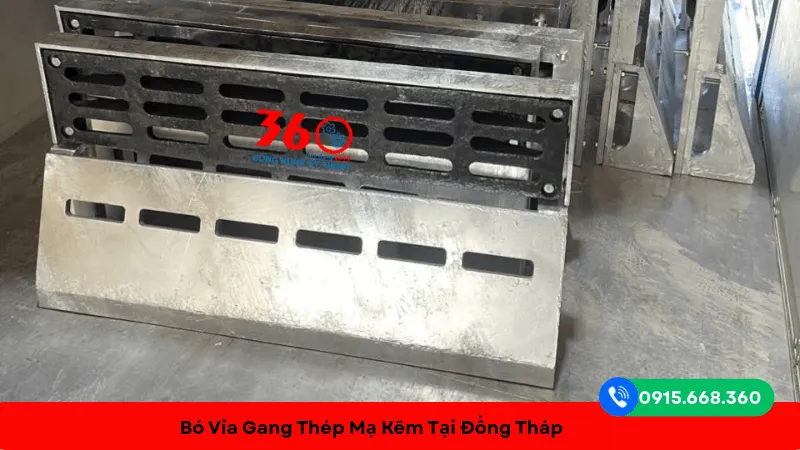 Bó vỉa gang thép mạ kẽm tại Đồng Tháp