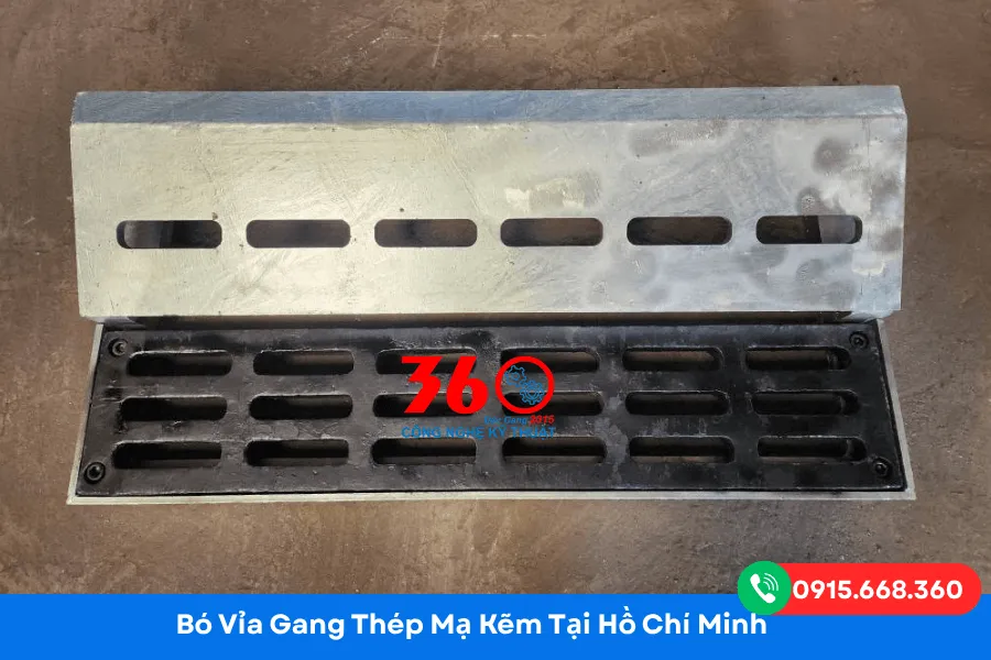 Bó vỉa gang thép mạ kẽm tại Hồ Chí Minh