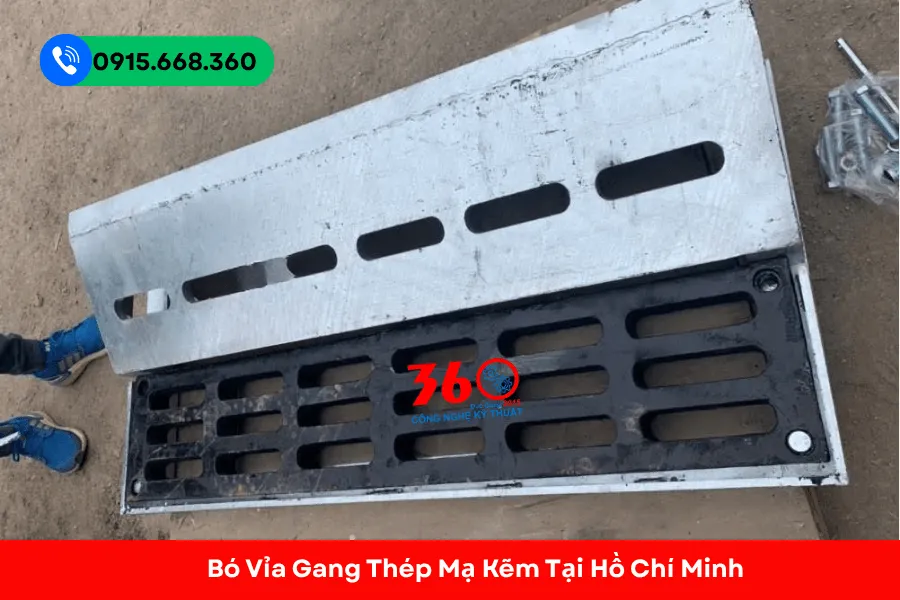 Bó vỉa gang thép mạ kẽm tại Hồ Chí Minh