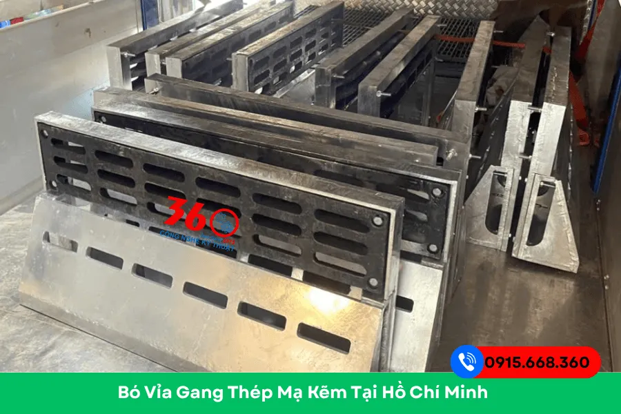 Bó vỉa gang thép mạ kẽm tại Hồ Chí Minh