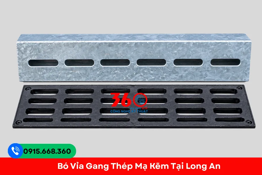 Bó vỉa gang thép mạ kẽm tại Long An