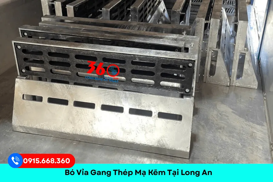 Bó vỉa gang thép mạ kẽm tại Long An