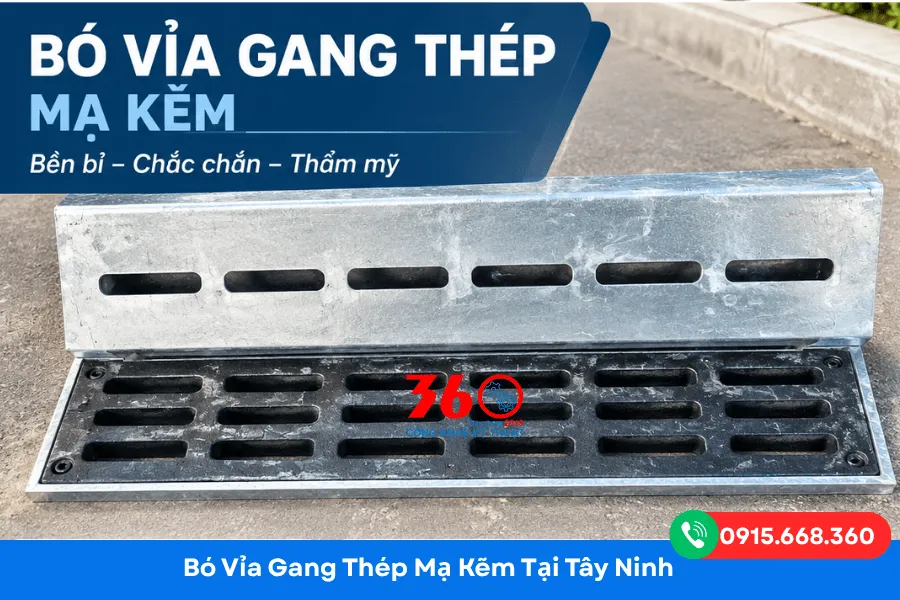 Bó vỉa gang thép mạ kẽm tại Tây Ninh