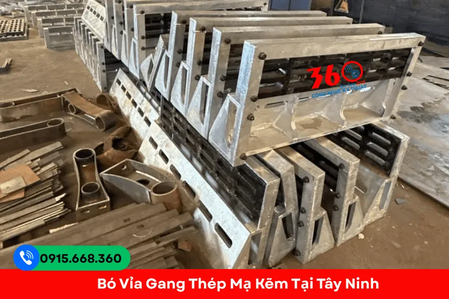 Bó vỉa gang thép mạ kẽm tại Tây Ninh