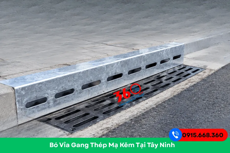 Bó vỉa gang thép mạ kẽm tại Tây Ninh