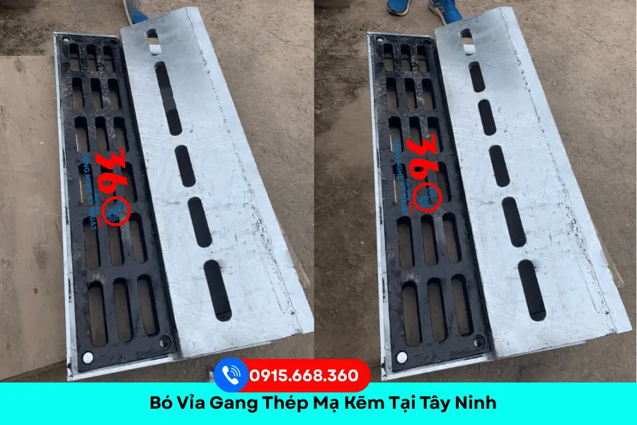 Bó vỉa gang thép mạ kẽm tại Tây Ninh