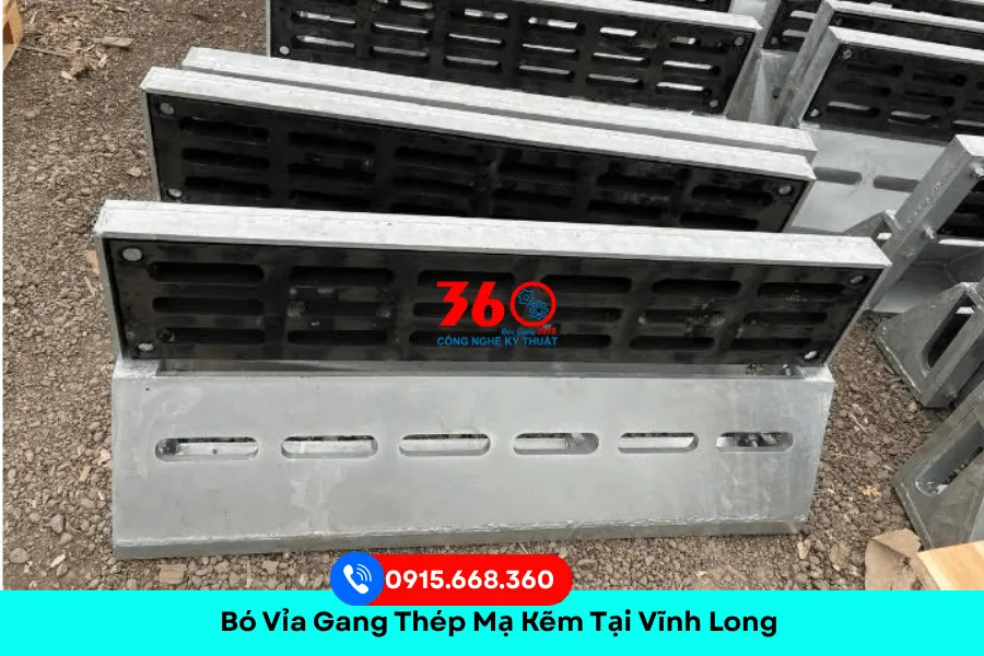 Bó vỉa gang thép mạ kẽm tại Vĩnh Long