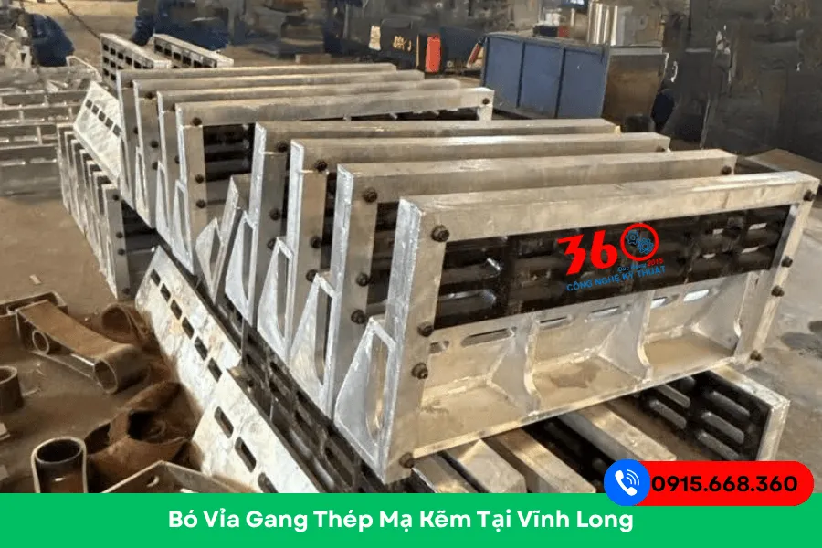 Bó vỉa gang thép mạ kẽm tại Vĩnh Long