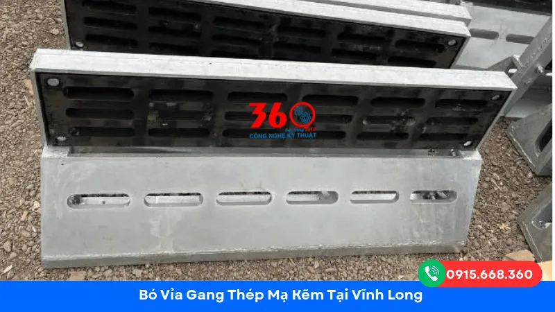 Bó vỉa gang thép mạ kẽm tại Vĩnh Long