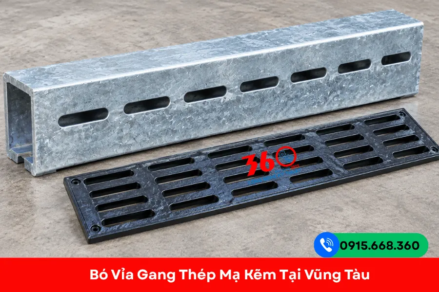 Bó vỉa gang thép mạ kẽm tại Vũng Tàu