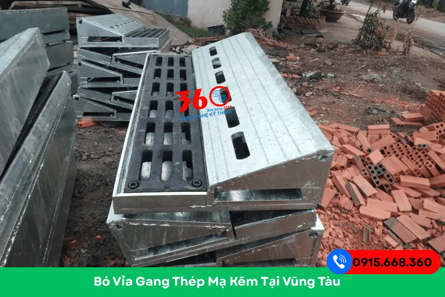 Bó vỉa gang thép mạ kẽm tại Vũng Tàu