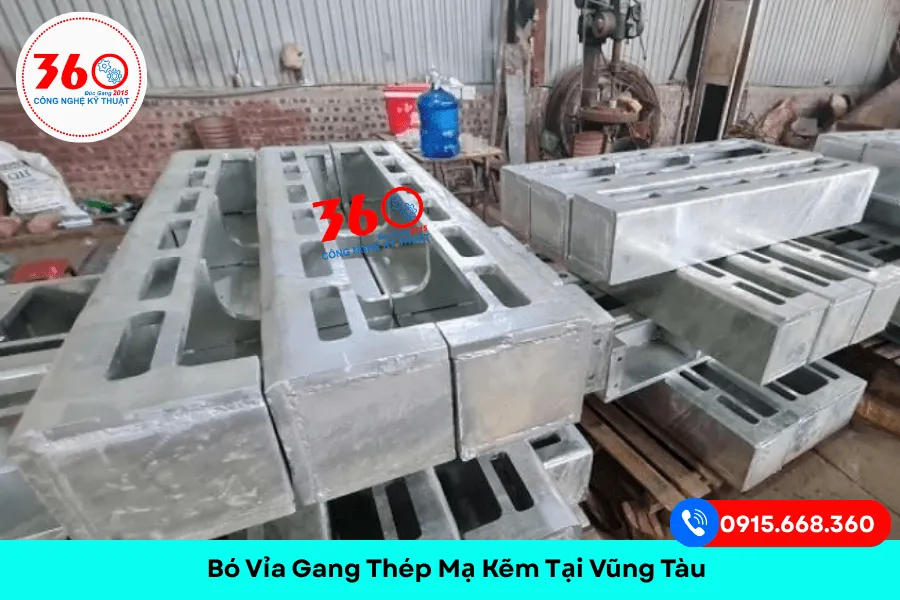 Bó vỉa gang thép mạ kẽm tại Vũng Tàu