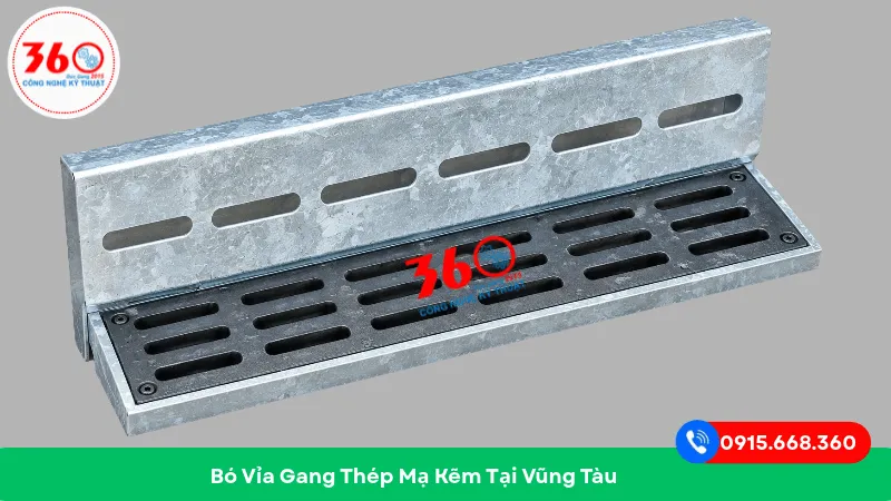 Bó vỉa gang thép mạ kẽm tại Vũng Tàu