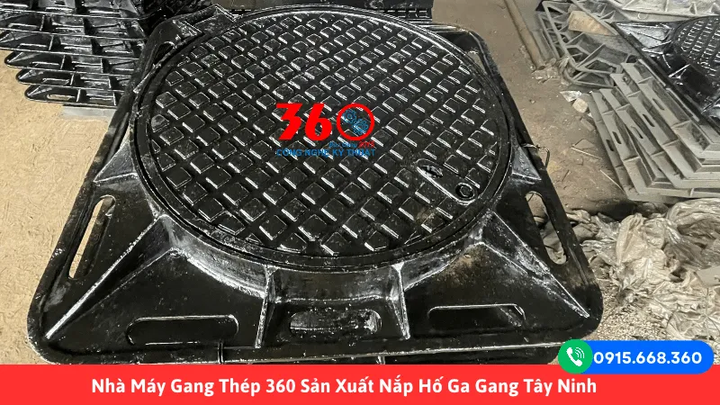 Nắp hố ga gang Tây Ninh