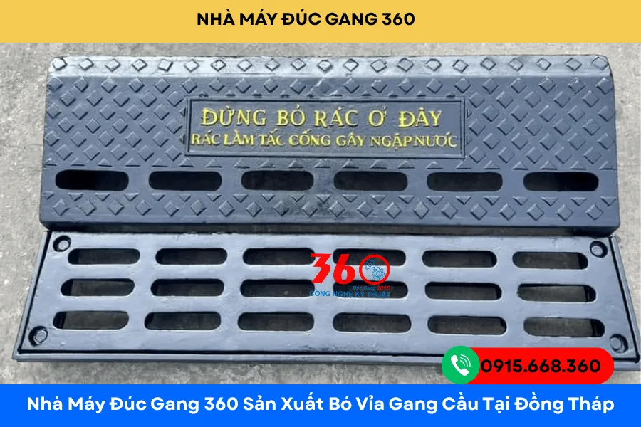 Bó vỉa gang cầu tại Đồng Tháp